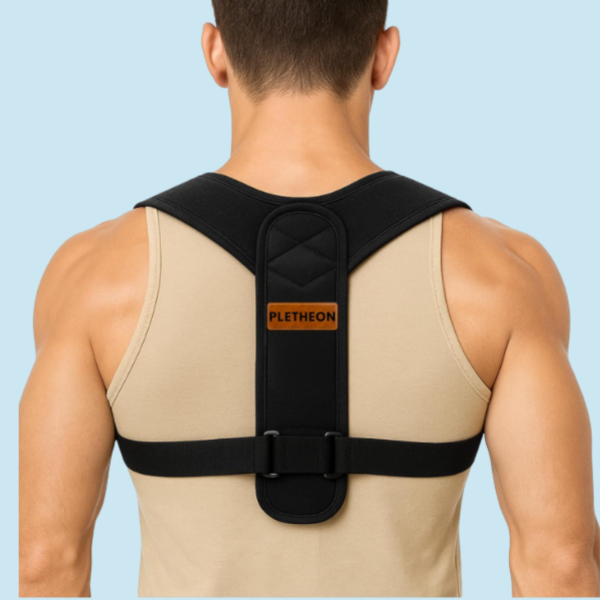 Pletheon posture corrector belt for back support and shoulder alignment