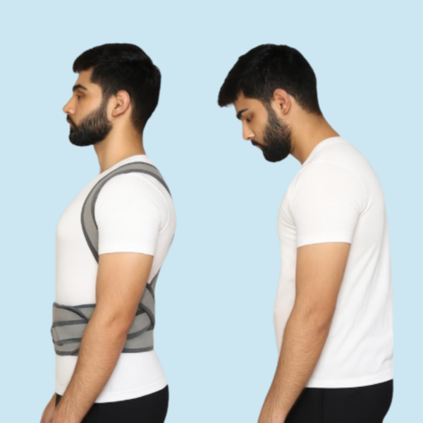 Pletheon posture corrector belt for back support and shoulder alignment