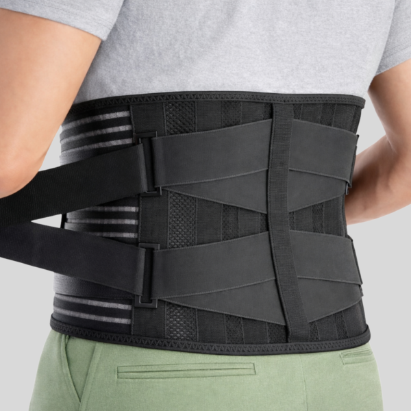 PLETHEON lumbar support belt providing lower back support and pain relief