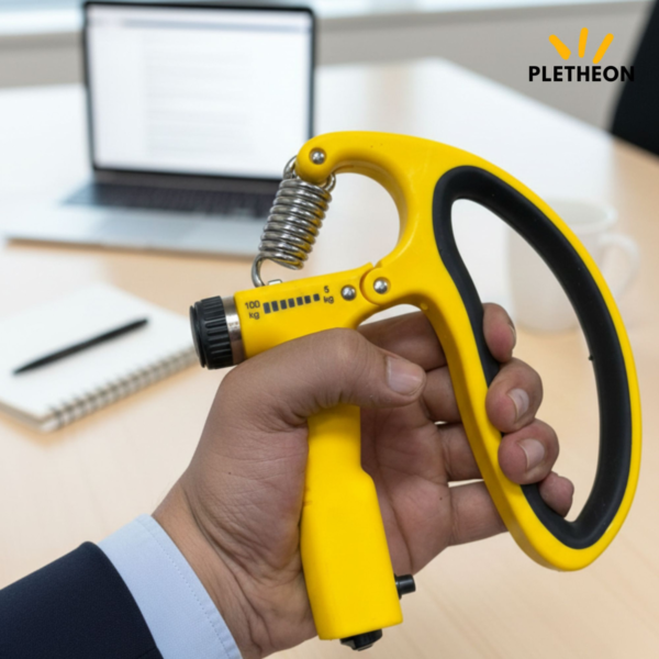 Adjustable hand gripper strengthener for forearm and wrist exercise