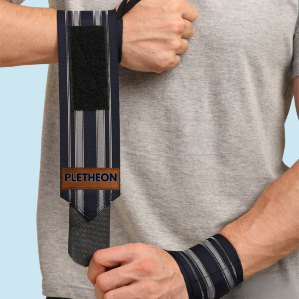 PLETHEON wrist wraps for gym weightlifting and strength training
