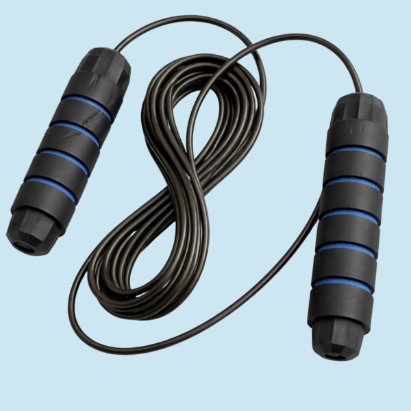Fitness skipping rope with foam handles for cardio workout and weight loss