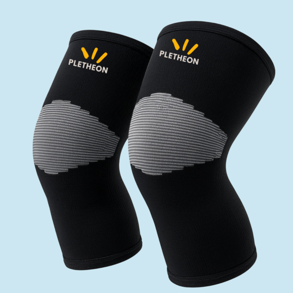 Compression knee cap support for gym sports and knee pain relief