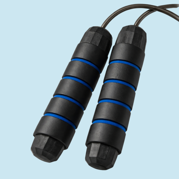 Fitness skipping rope with foam handles for cardio workout and weight loss